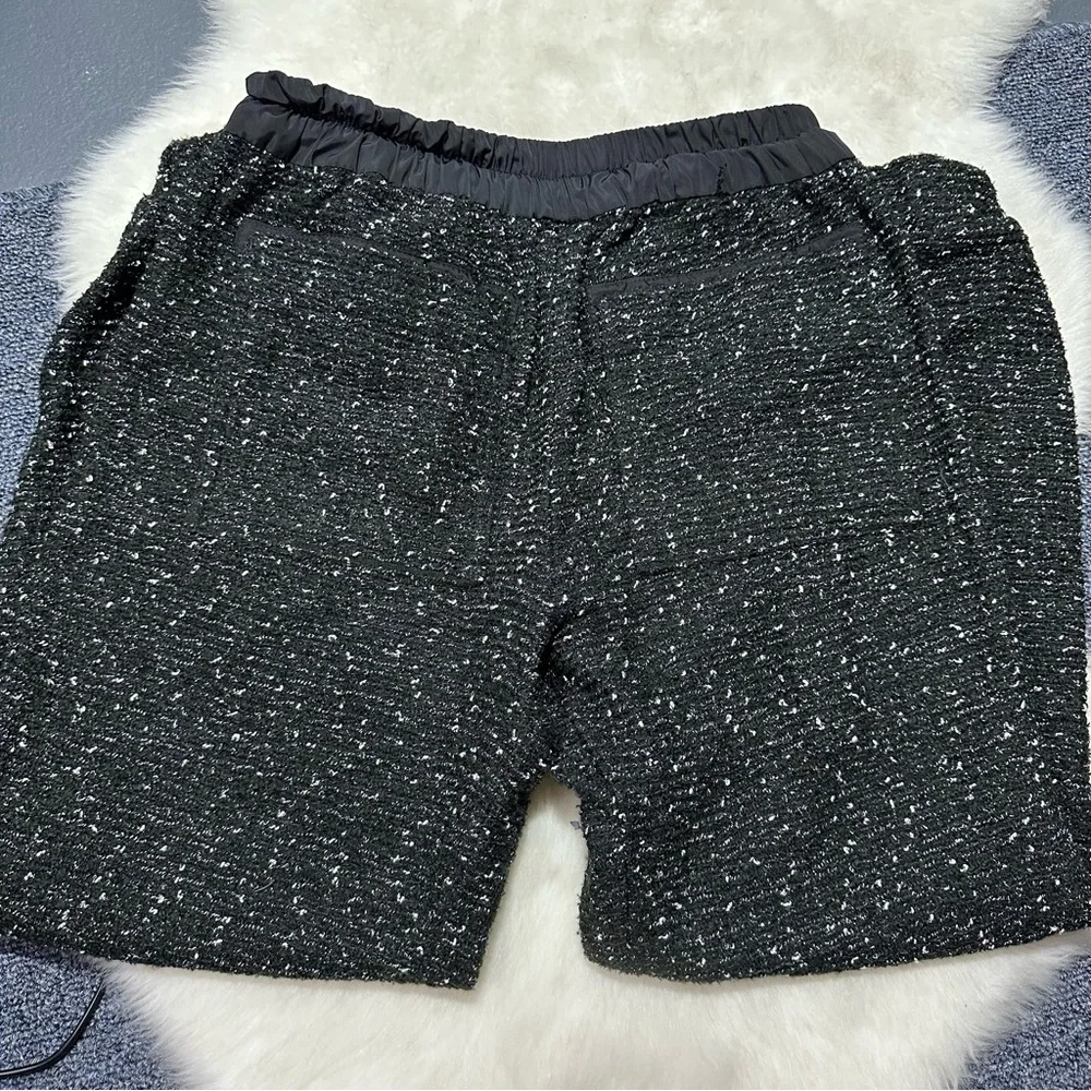 Zara Tweed High Waisted Sweat Pants